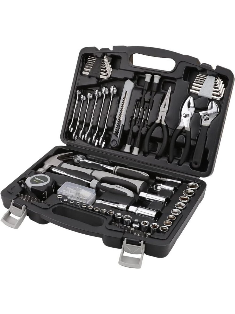 131-Piece Household Tool Set with Storage Case for Home Repair & DIY Projects